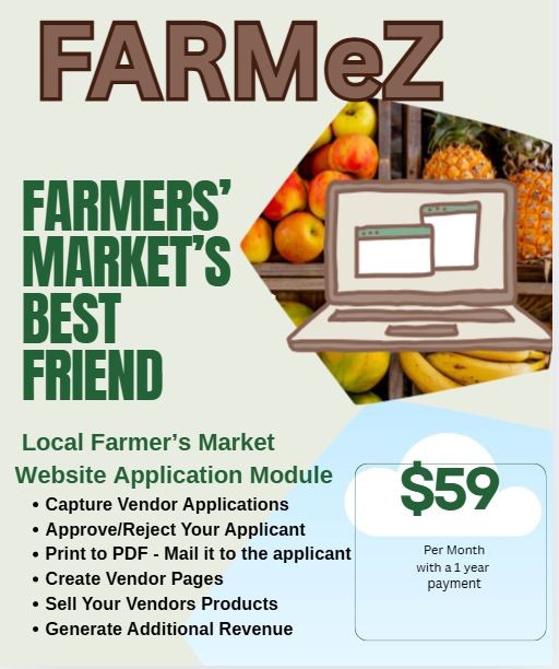 FARMeZ - Farmers' Market's Website APP